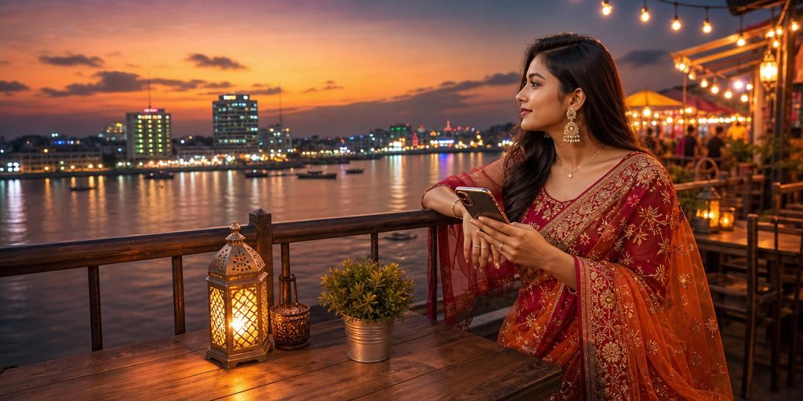 রংপুরে ঐতিহ্যবাহী পোশাকে মোবাইল পেমেন্ট ও গেম উপভোগ